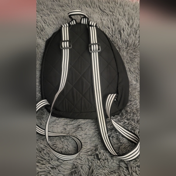 Unisex Adidas Core Mini Black & White Backpack bag - Picture 3 of 9